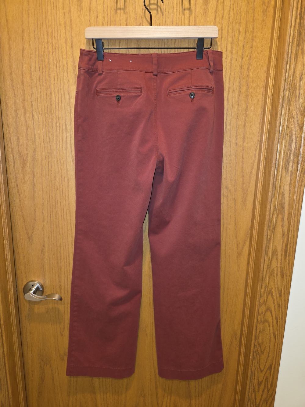 Soft Surroundings Straight-Leg Pants in Rusty Red - Picture 4 of 5